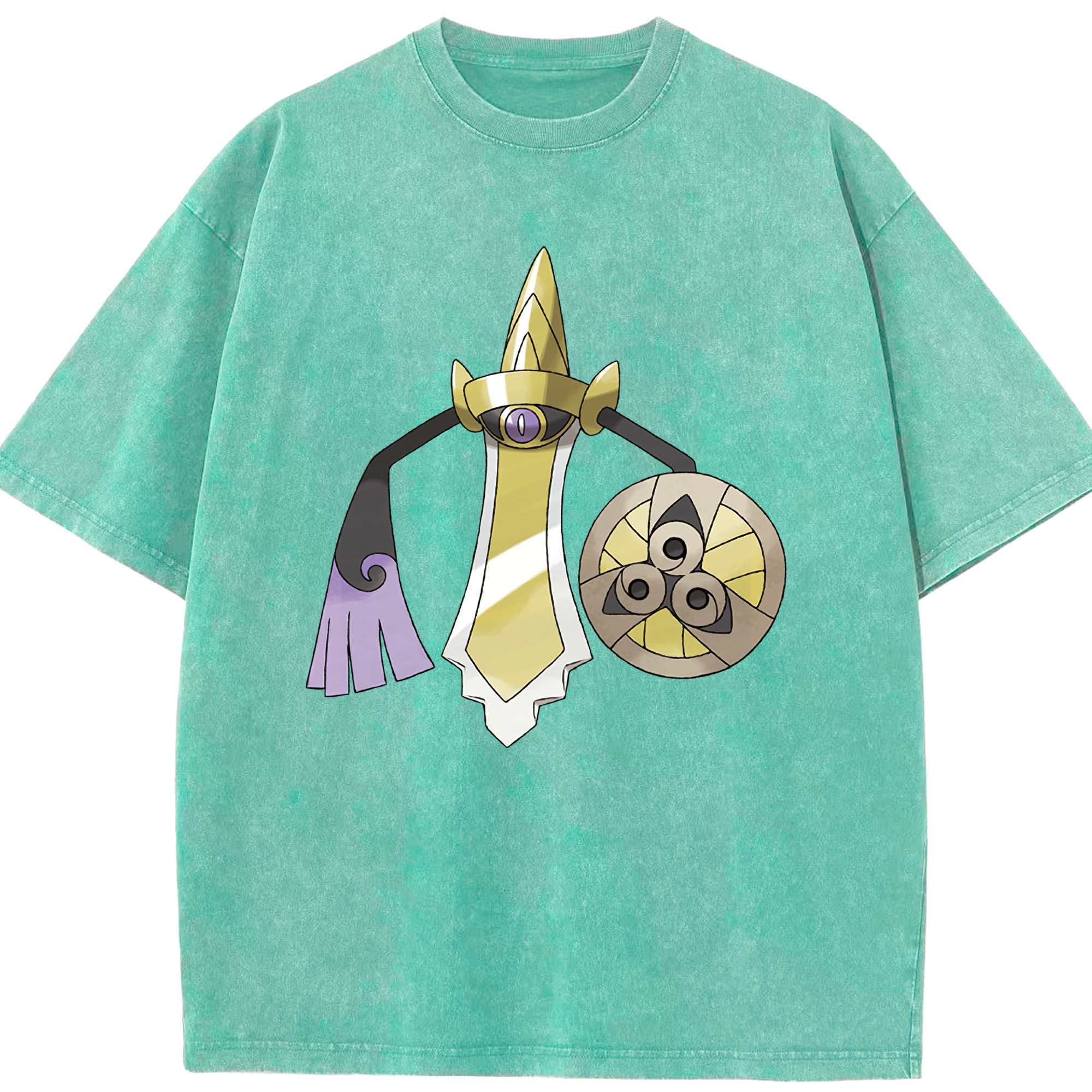 （画像用） ポケットモンスター Pokémon 綿100% ヴィンテージ風 半袖Tシャツ（フロントプリント）